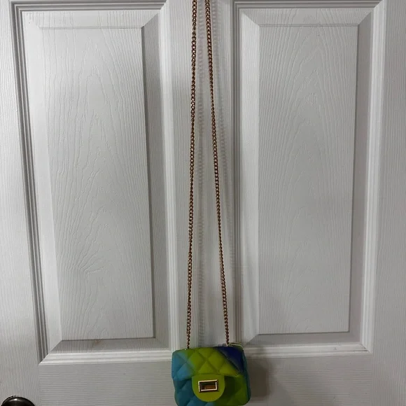 Summer Mini Purse Green/Blue - Picture 3 of 4